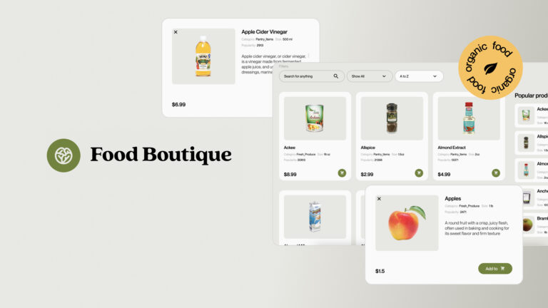Food boutique project image