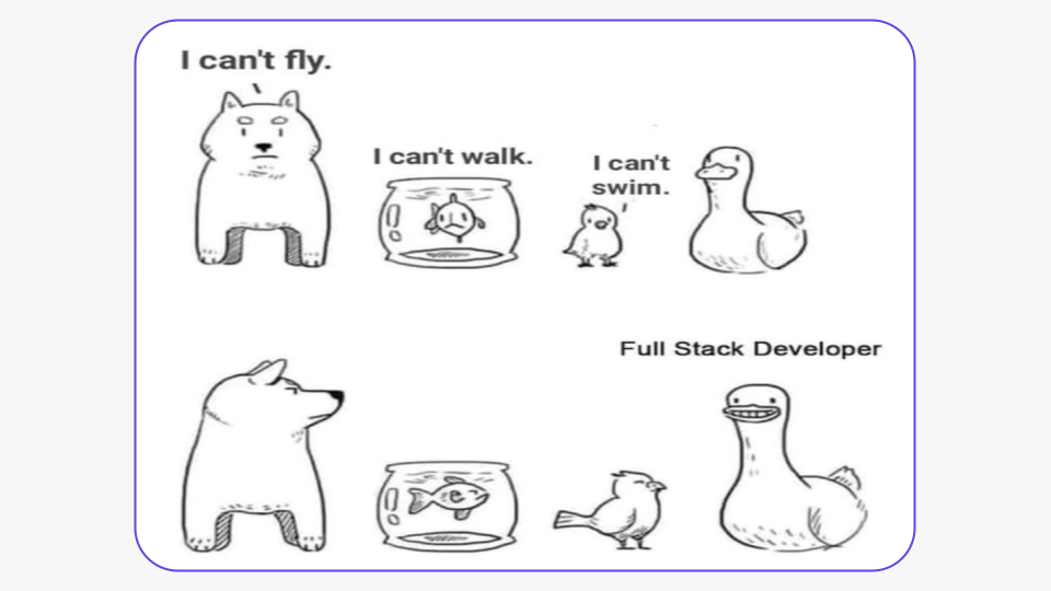Кто же такой Fullstack-разработчик (мем)