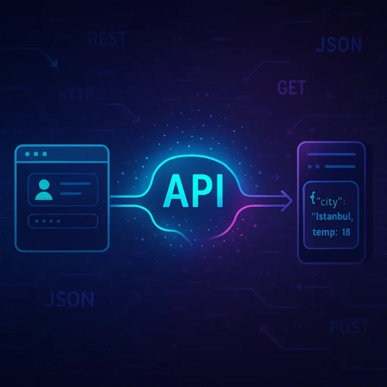 API Nedir? Nerelerde Kullanılır?