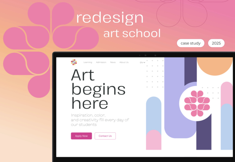 Проєкт "Редизайн вебсайту Art School"