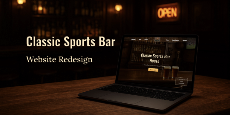 Проєкт "Редизайн вебсайту Classic Sports Bar"