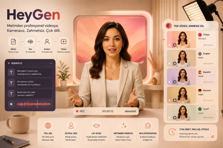 HeyGen Nedir, Ne İşe Yarar? AI Avatar ve Video Rehberi
