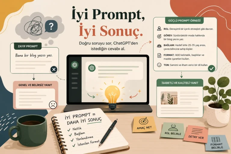 ChatGPT’te Nasıl Etkili Prompt Yazılır? (Adım Adım Rehber)