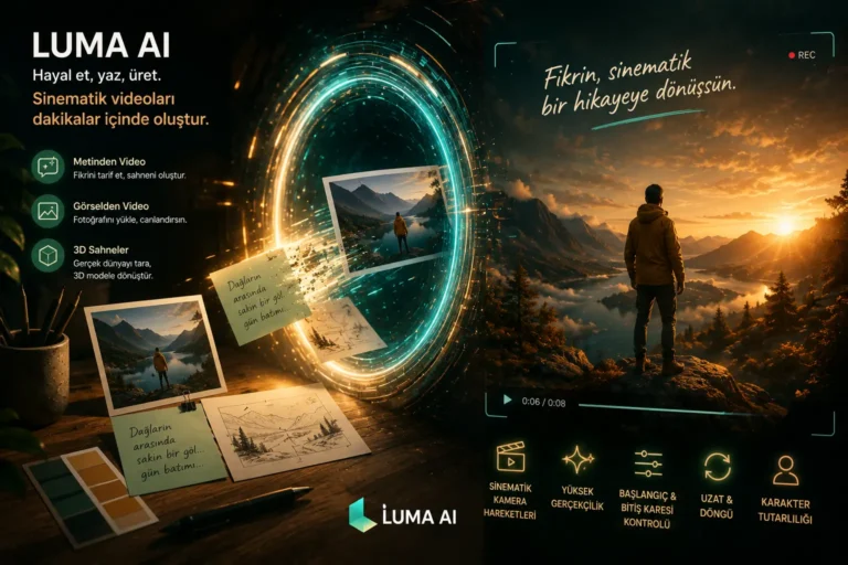 Luma AI Nedir, Ne İşe Yarar? Kullanım Rehberi (2026)